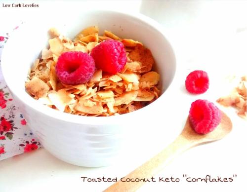 Toasted Coconut “Cornflakes”Make breakfast banging with a bowl of Toasted Coconut&n