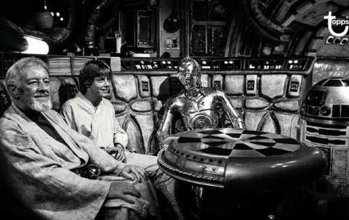 gffa:Star Wars: A New Hope | Behind The Scenes | via Topps Trading Cards