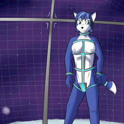 Someone on anon wanted to see if I could do a female, space prison thing-y, I am not good at drawing them as you can see.