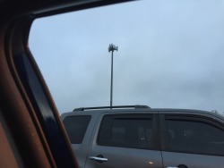 I’m parked next to a cell phone tower,