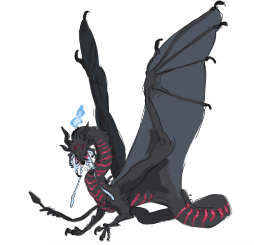 snakegay: i did an alduin redesign awhile ago but it sucked so i decided to try again my reason behi