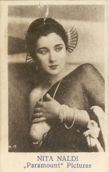 Nita Naldi (1894 - 1961) American silent film actress.