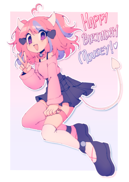 drawing for ironmouse’s bday yesterday!!! she’s so inspirational and entertaining and cute