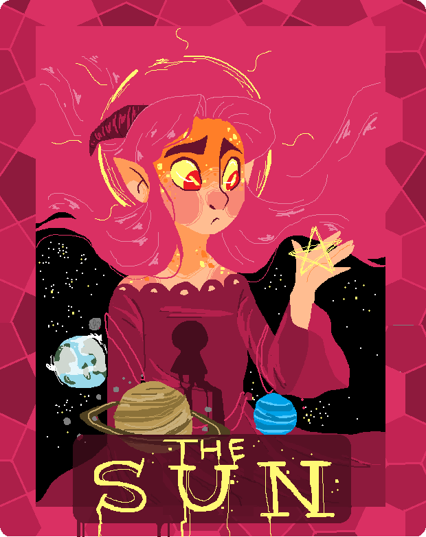 dr-paint:  THE SUN, THE LOVERS, THE FOOL AND THE HANGING MAN.This was requested by