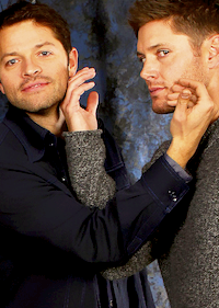 sammybitchfacewinchester:  So my friend thinks Jensen and Misha are a gay couple