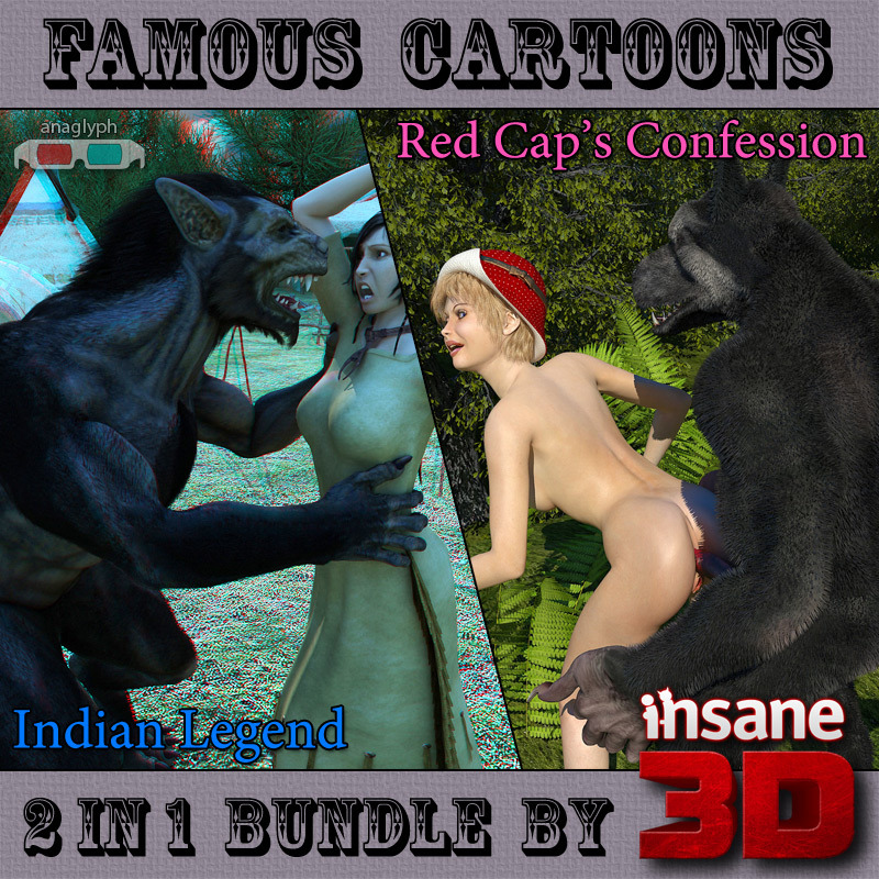 Another one of those jam packed 2 in 1 comics by Insane 3D! Indian Legend and Red