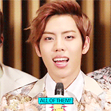 y3ol:  Everyone lets go to Big Daddy Dongwoo~ o(≧▽≦)o  