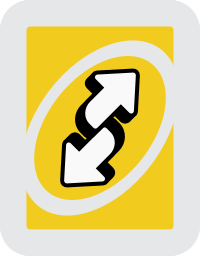 Custom Discord Emoji — uno reverse card (blue/yellow,/red/green