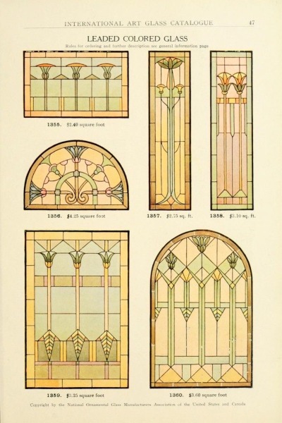 anhagas:Art Nouveau Colored Glass | International Art Glass Catalogue 