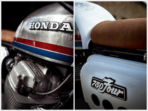 motoblogcl:  ‘76 Honda CB750 - Sur les Chapeaux de Roues