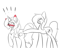 Ask-Peppermint-Pattie:  She Touched The Butt! ((Something Silly After Frackle’s