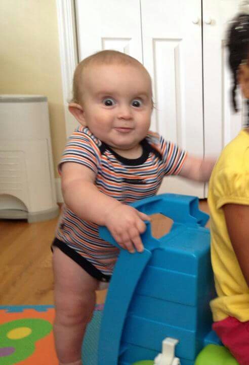 thebest-memes:  &ldquo;My son has only ever made this face once. I’m glad we