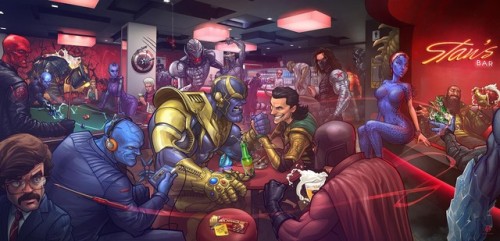 sweetdreamsqueen:  Stan’s barBy:patrickbrown.  