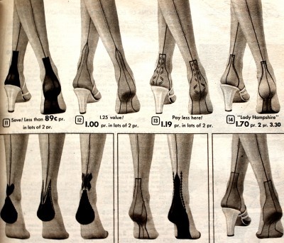 vintage-seductions:1950s seamed stockings