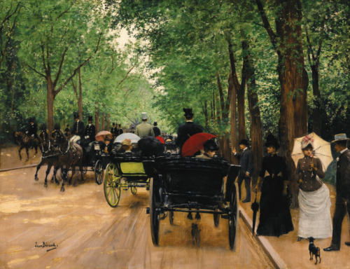 saint-turpentine:Bois De Boulonge (c. 1890), Jean Béraud