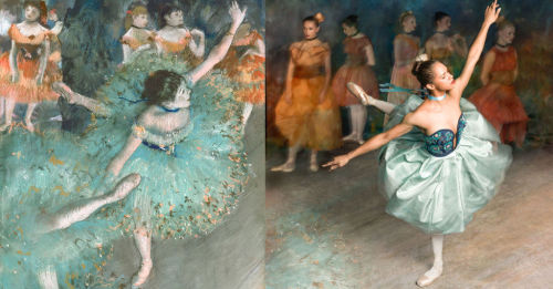 playugly:Misty Copeland for Elle Magazine recreating Degas’ artwork