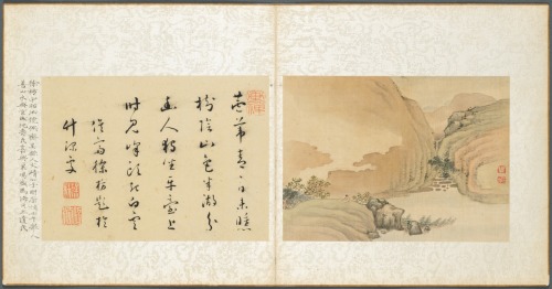 Album of Miscellaneous Subjects, Leaf 3, Fan Qi, 1600s, Cleveland Museum of Art: Chinese ArtLeaf 3 T