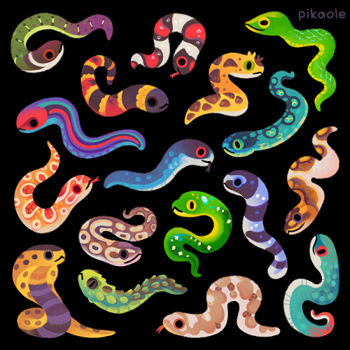 pikaole:Serpent Day[ Patreon / twitter / instagram / shop / society6 / teepublic / LINE store  ]
