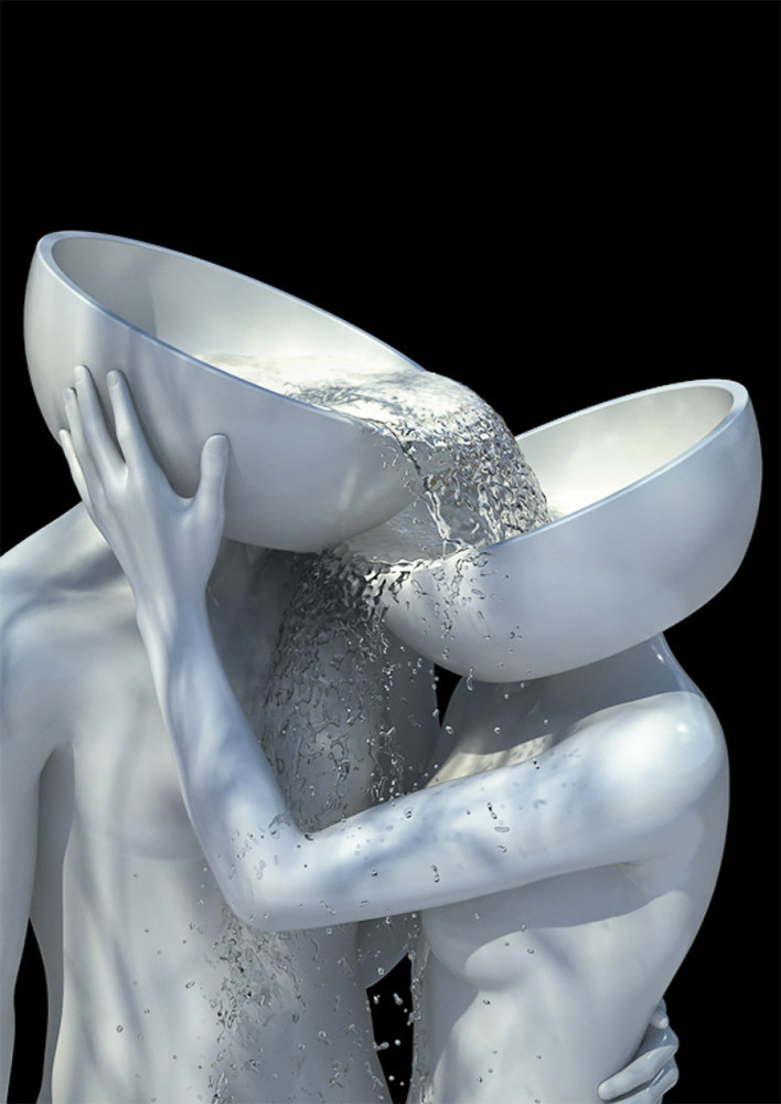 actegratuit:  Korean digital artist and sculptor Kyuin Shim alters the human body