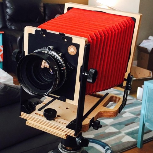 Well, this should be fun! #4x5 #largeformat @intrepidcameraco #filmisnotdead #analog