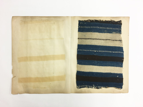 In honor of New York Textile Month we are posting about a unique textile sample book in the Brooklyn