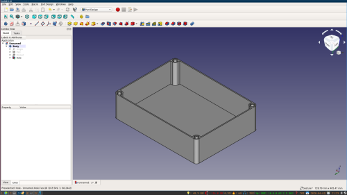 FreeCAD is surprisingly good,  not just for an Open Source CAD package, but for a CAD package in gen