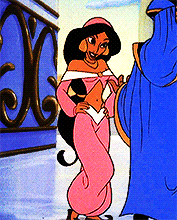 princes-jasmine:jasmine’s outfits in the aladdin movies.