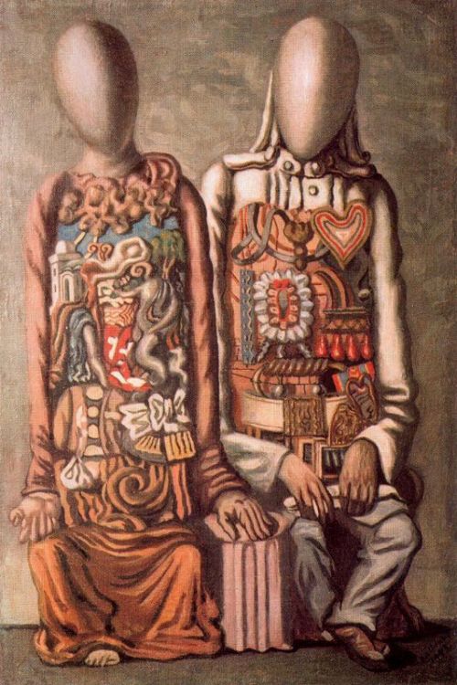 Colonial mannequins, 1943, Giorgio de Chirico