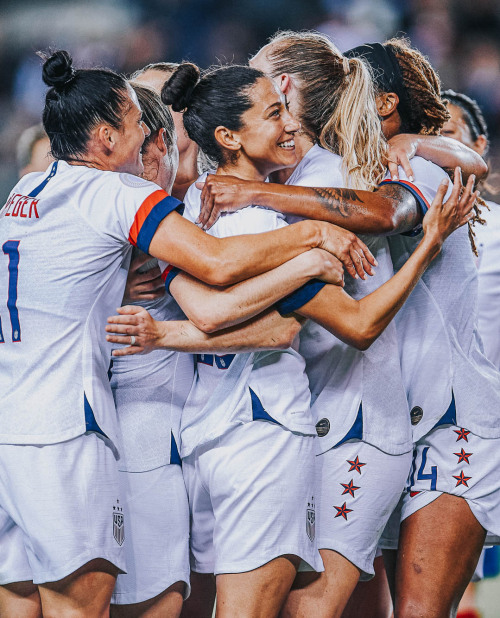 rookieforlife:Christen Press | Hugs for days | CONCACAF Olympic Qualifiers 2020: ConcacafChristen + 