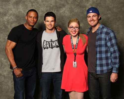 Stephen’s hiatus-stache was a running joke of the con… so this happened. These guys were all 