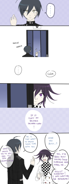 Saihara : Ouma-kun doesn’t trust easily… and he’s not really trustworthy himself. He’d be able to li