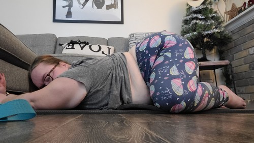 XXX bigbootiedbrat:Learning to yoga 🧘‍♀️ photo