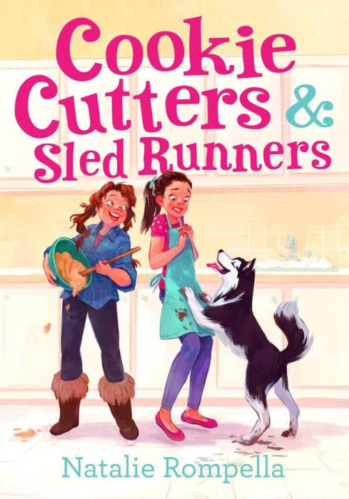 Cover illustration for Cookie Cutters and Sled Runners, by Natalie Rompella! Out in November from Sk