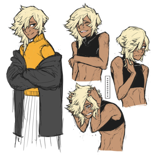 new oc whose hair i can blame on no one but myself