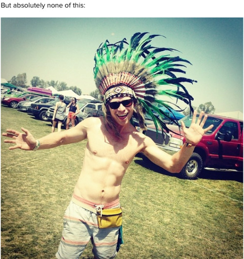 hylianears:  micdotcom:  Canadian music festival takes huge step against Native appropriation Follow micdotcom   From their announcement: For various reasons, Bass Coast Festival is banning feathered war bonnets, or anything resembling them, onsite.