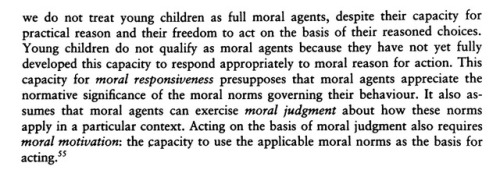 Arenella, “Character, Choice and Moral Agency” (1990)