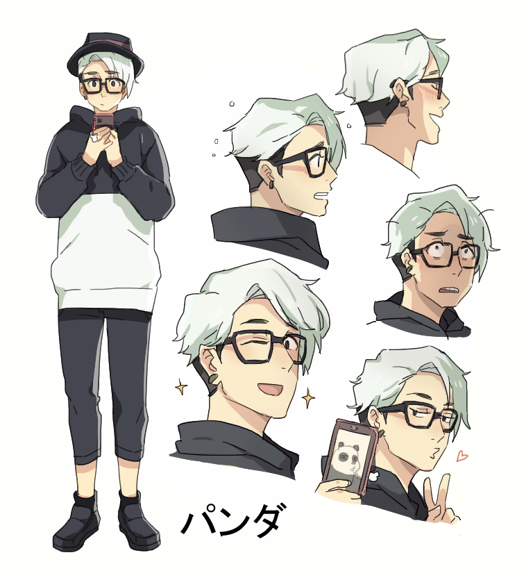 rainbow-taishi:  I tried to make an anime gijinka parody of We Bare Bears haha