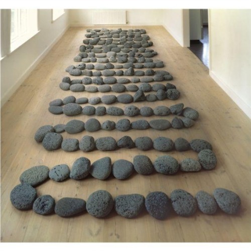 itscontemporary: Richard Long - Atlantic Lava Line