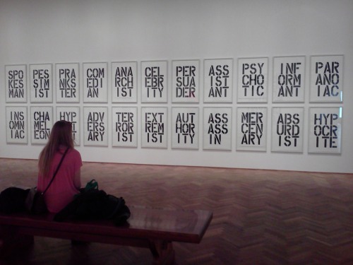 XXX prayda:  Christopher Wool Exhibit, The Art photo