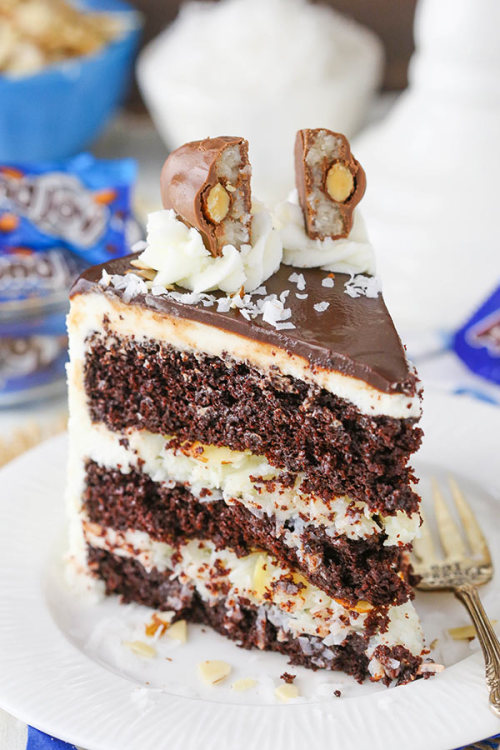 dayofutopia:ALMOND JOY LAYER CAKE