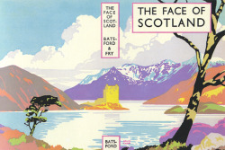 sonjabarbaric:  The Face of Scotland cover illustration by Brian Cook. 