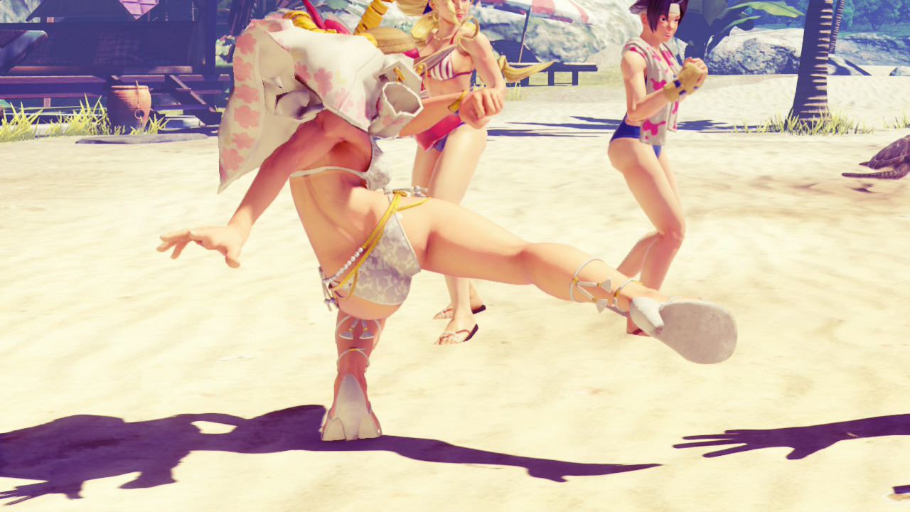 gameswithgreatbutts:  Character: Karin Kanzuki (Swimsuit) Game: Street Fighter V