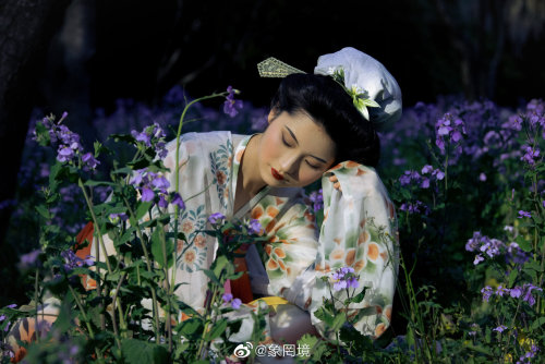 [Hanfu · 漢服]China Tang Dynasty Chinese Traditional Clothing Hanfu PhotoshootsLate Tang Women’s