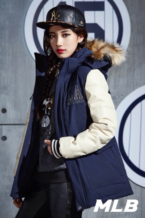 Suzy (Miss A) Для MLB F/W 2014