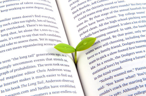 Sprout bookmark by Doodo Design.