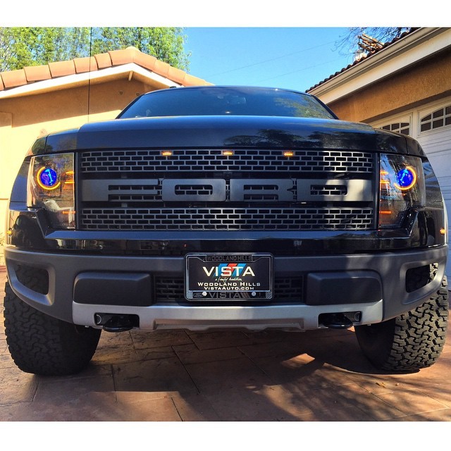 My beast got a new set of eyes&hellip; @raptorretrofit #ford #raptor #dailytrucks