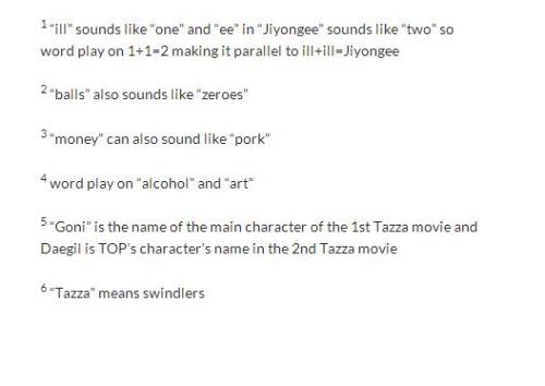 ladymichi90:  [ENG TRANS] [LYRIC]   GD&T.O.P (BIGBANG) – ZUTTER (쩔어)  trans by : popgasa