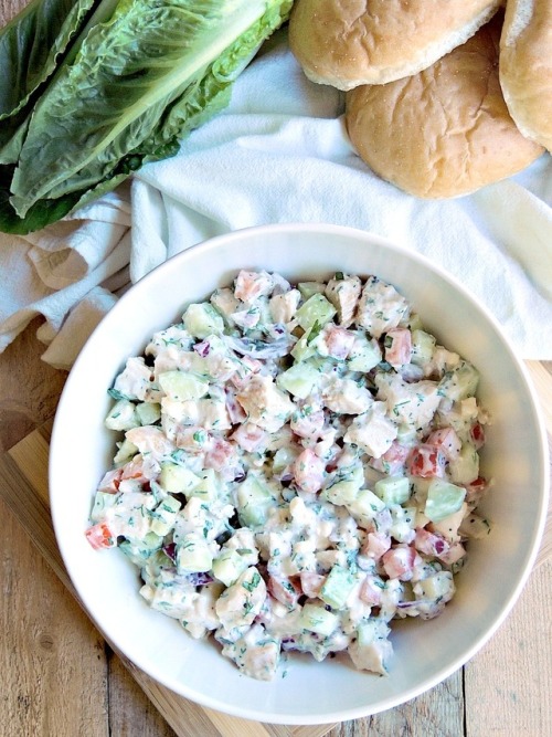 foodffs: GREEK CHICKEN SALAD SANDWICHES Follow for recipes Get your FoodFfs stuff here