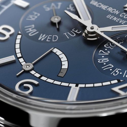 haulogerie:Vacheron Constantin Fiftysix Day-Date with a petrol-blue dial made in a limited run of on