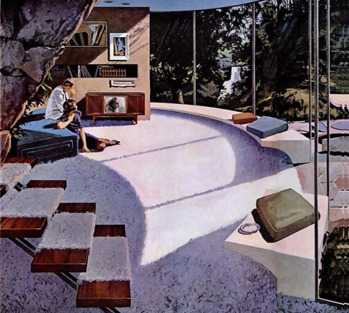 talesfromweirdland:The future of living: 1960s Motorola ads by Charles Schridde.